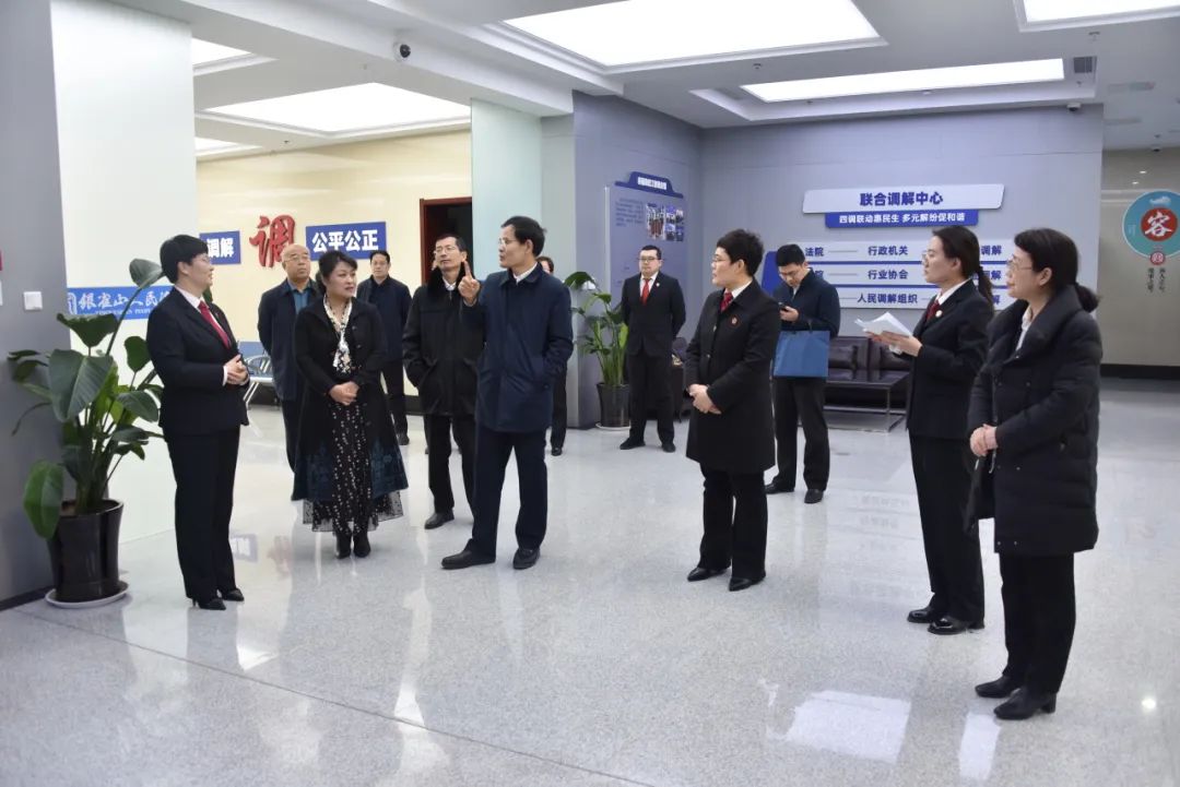 临沂中院党组成员副院长胡发胜到兰山法院调研指导