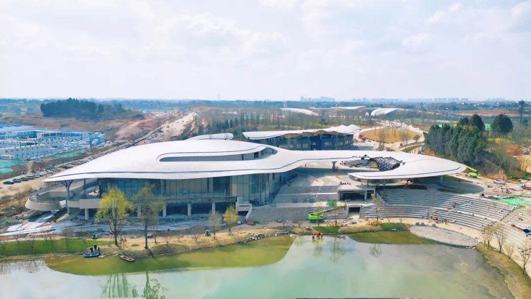 神鸟衔花,春色满园!成都世界园艺博览会主会场核心场馆全面完工