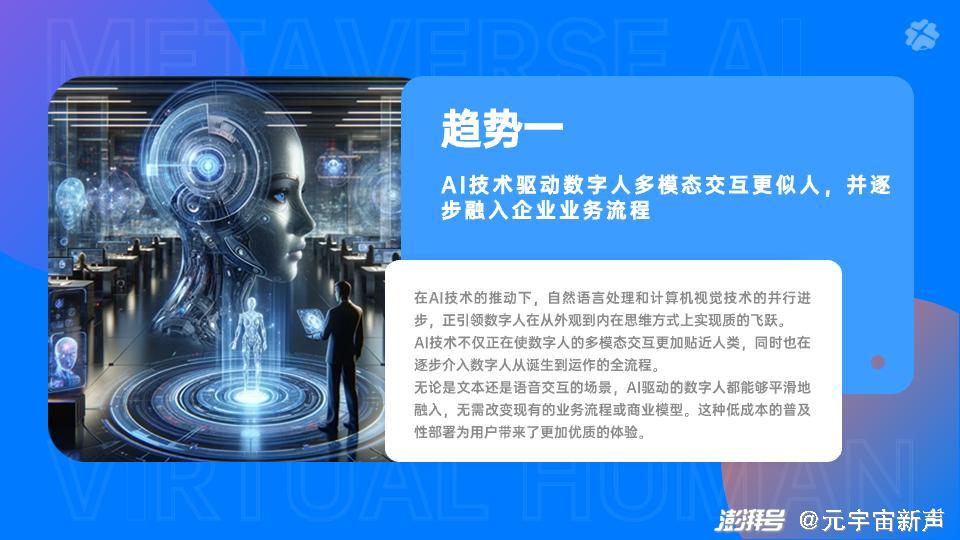 元时元宇宙研究院《2024年中国AI虚拟人发展观察报告》发布