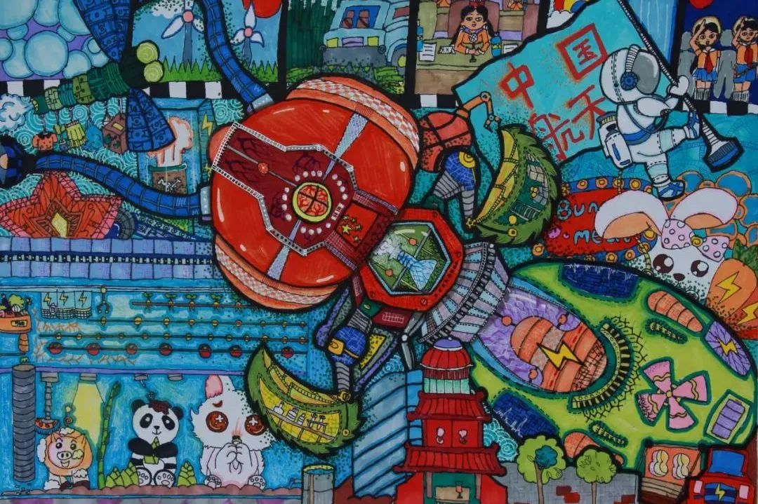 43届北京青少年科技创新大赛少年儿童科学幻想绘画一等奖获奖作品来啦