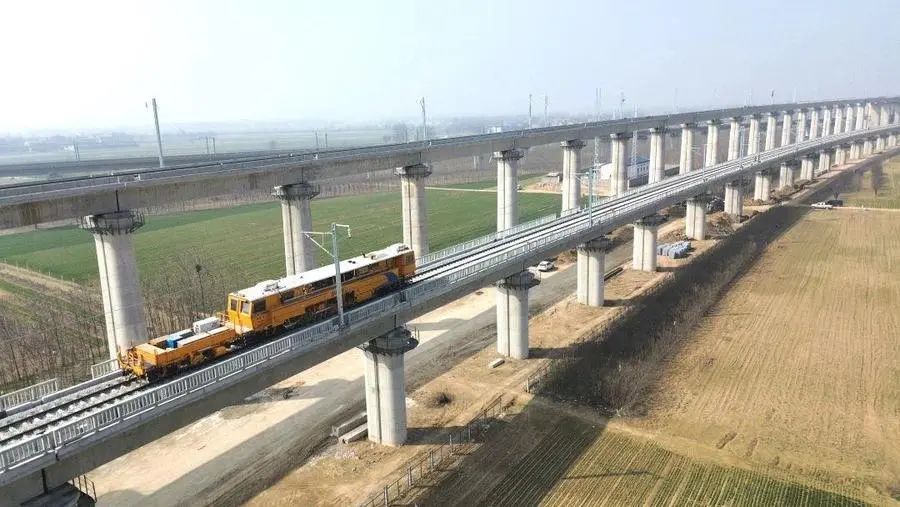 设计时速350公里,日兰高铁庄寨至兰考南段开始动态验收_澎湃号·政务