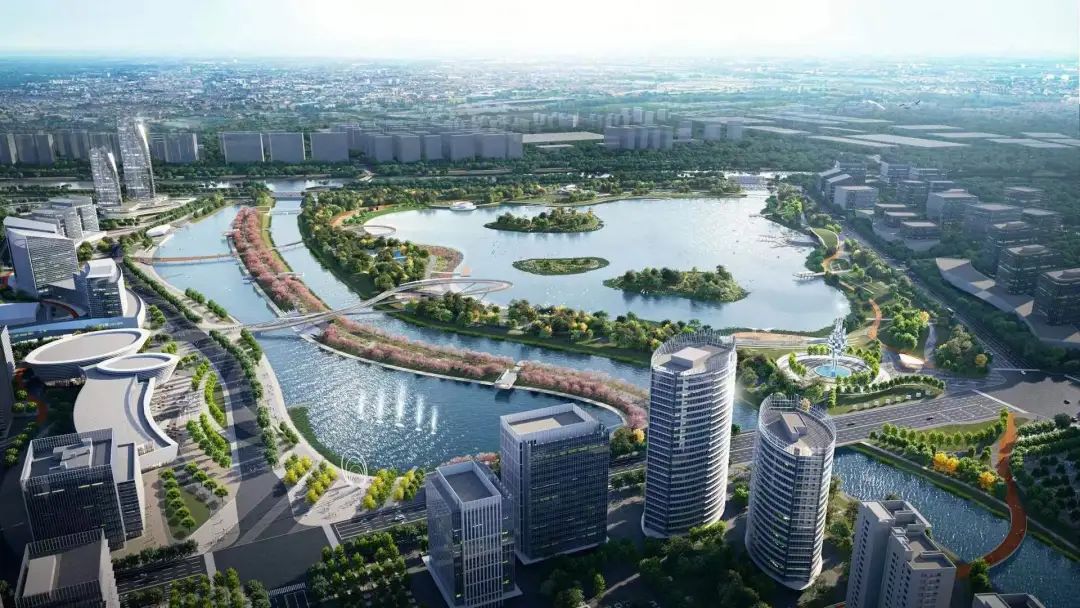 通明湖公园效果图.