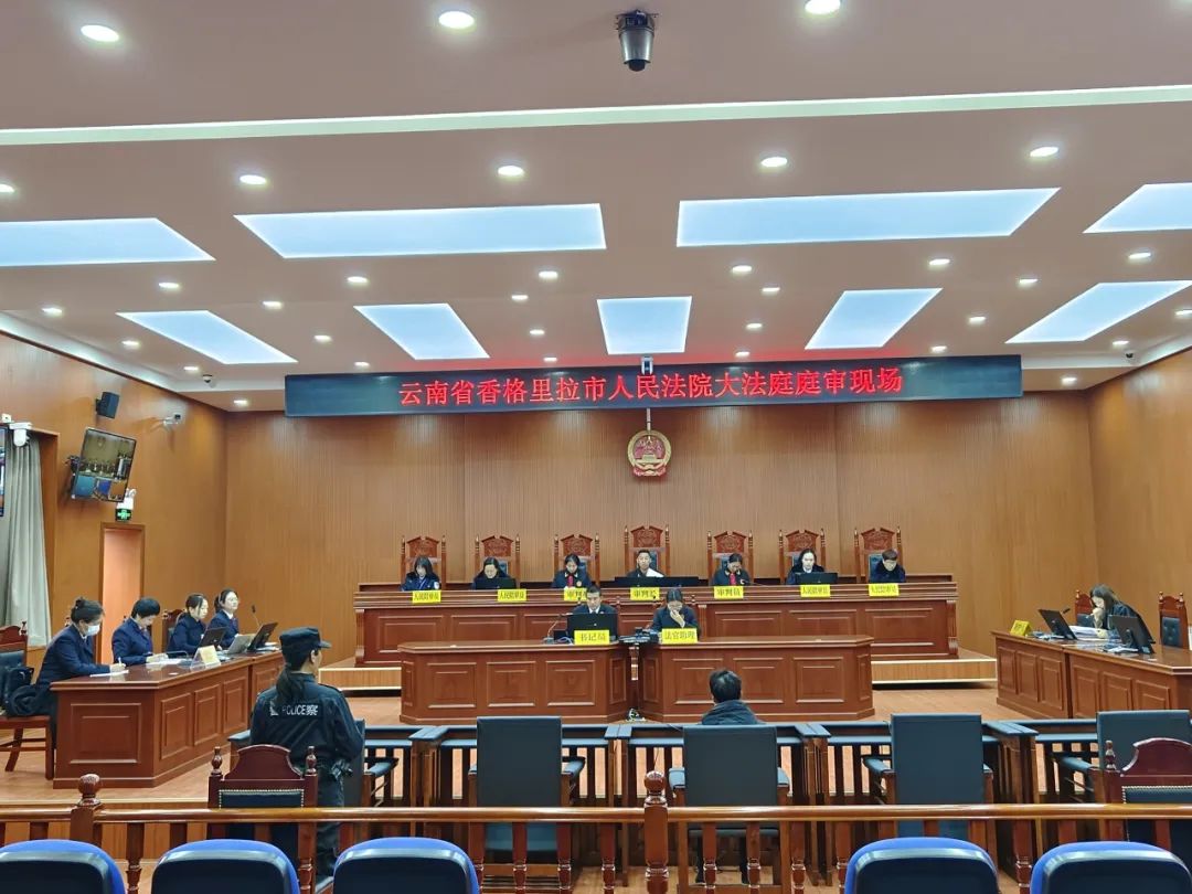 【普法强基】香格里拉市人民法院公开开庭审理销售有毒,有害食品罪一