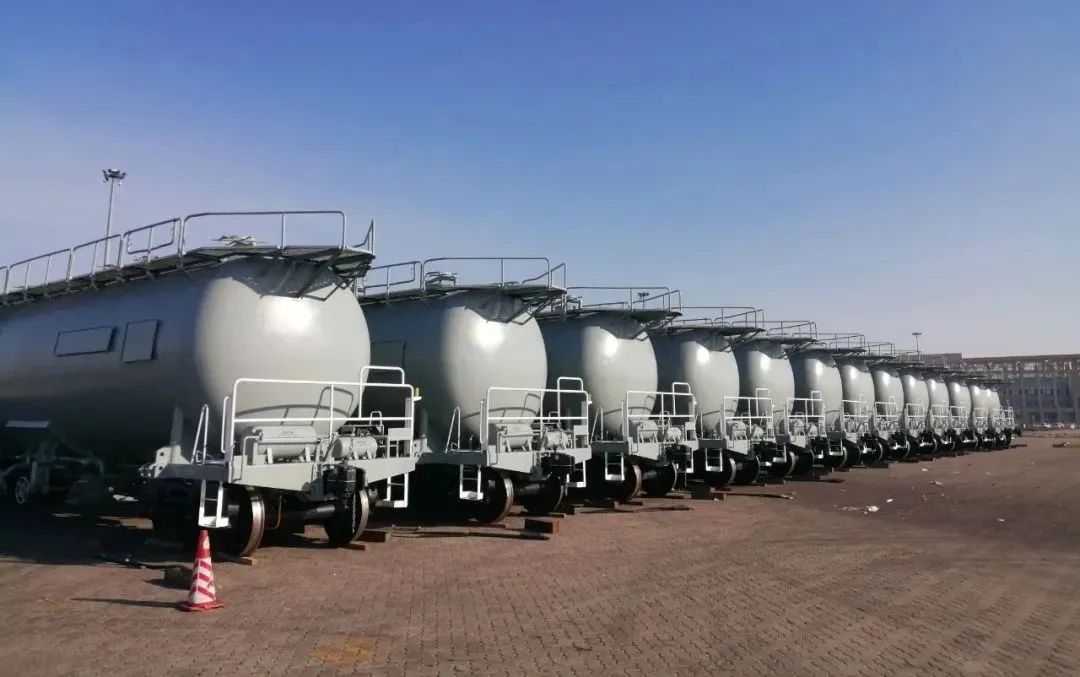 中车铁路水泥罐车发往韩国_澎湃号·政务_澎湃新闻-the paper