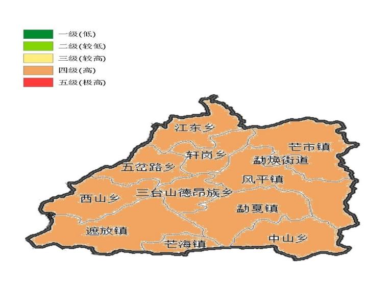 高度警惕芒市发布森林火险气象Ⅱ级预警