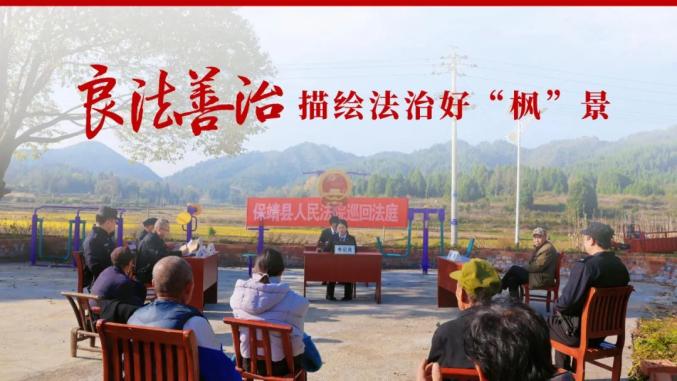 保靖法院:良法善治描绘法治好"枫"景_澎湃号·政务_澎湃新闻-the