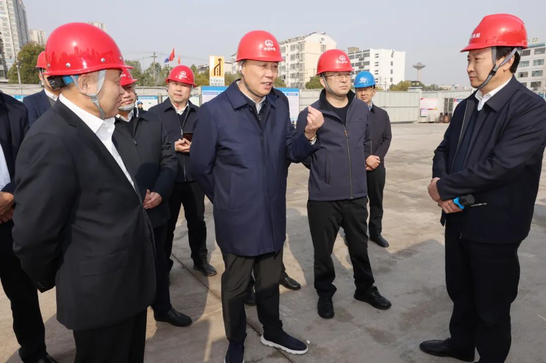 要闻| 马江黔到中铁四局合肥项目调研指导工作_澎湃号·政务_澎湃新闻