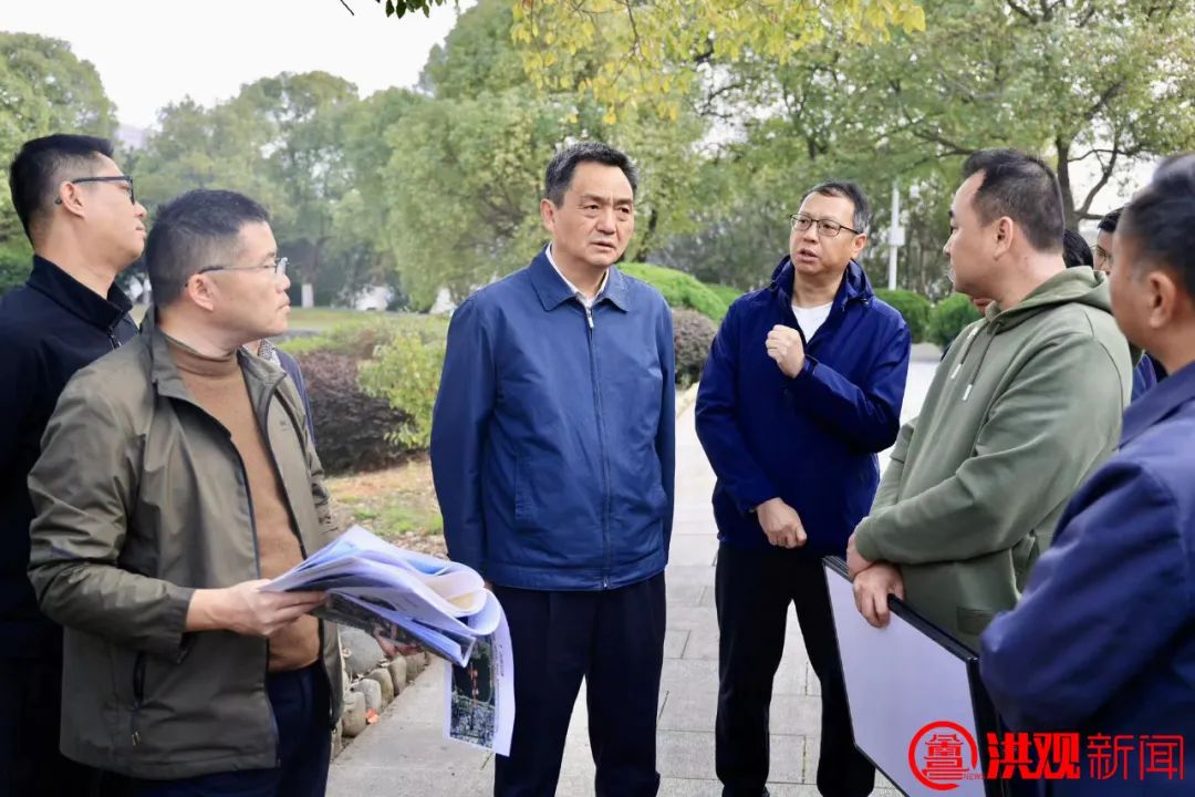 李红军在象湖风景区调研