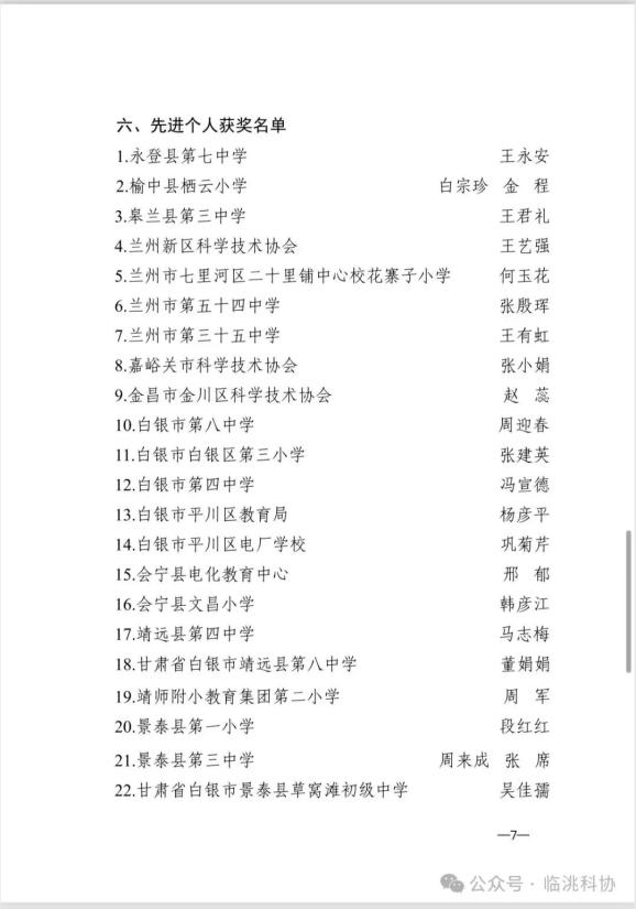 县科协荣获2023年中国流动科技馆甘肃省巡展活动一等奖_澎湃号·政务