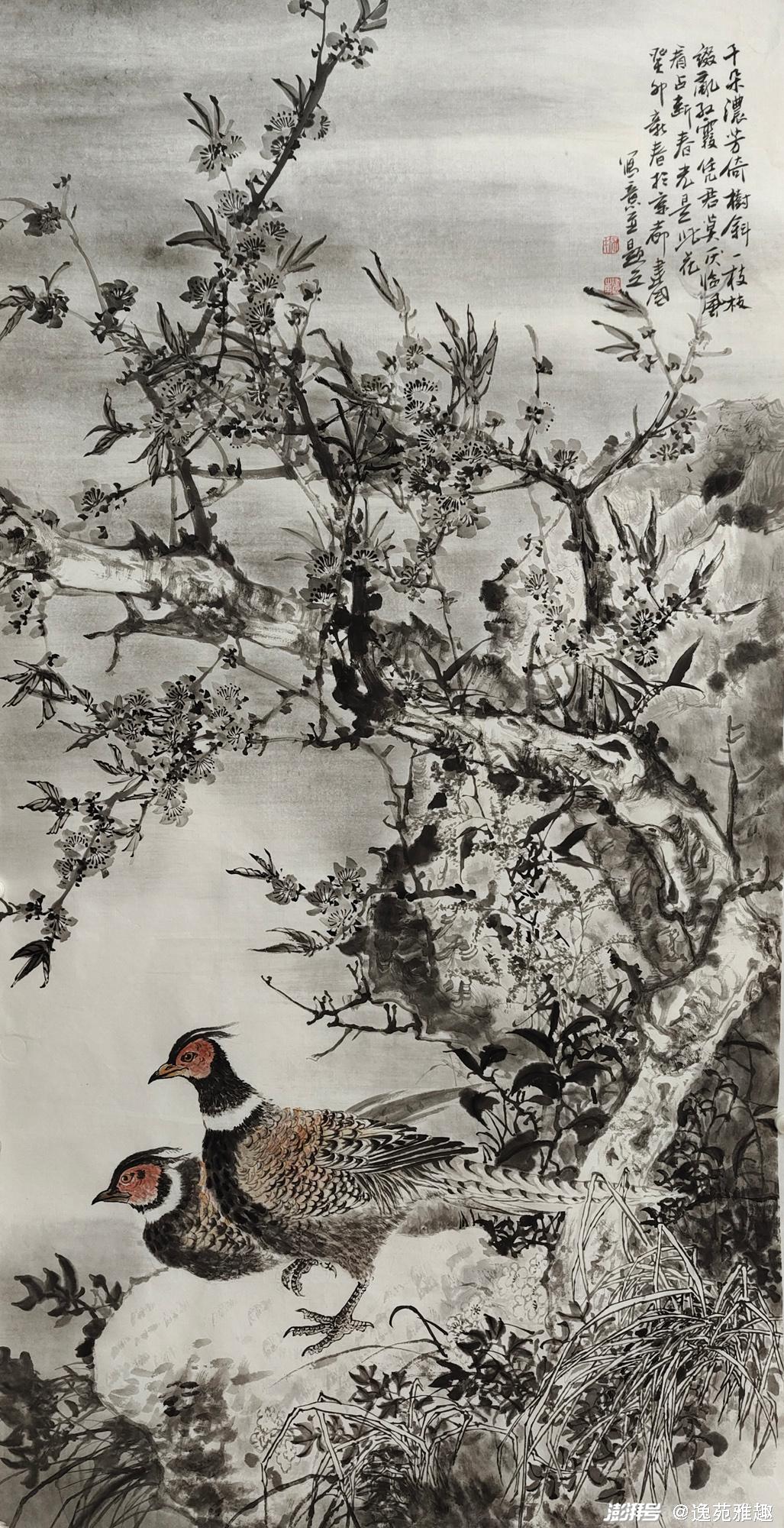 施建国画作之美:四季流转入画,水墨诗意醉心_澎湃号·湃客_澎湃新闻-The Paper