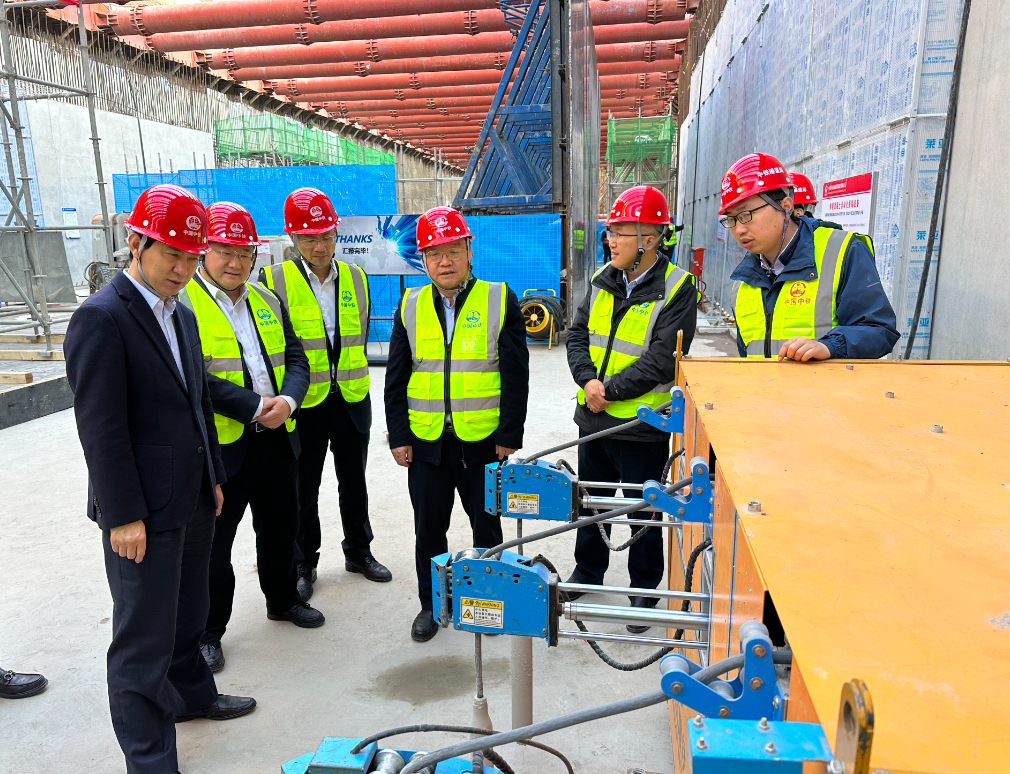 隧新闻中铁上海投资集团有限公司党委书记董事长张超到青岛地铁5号线