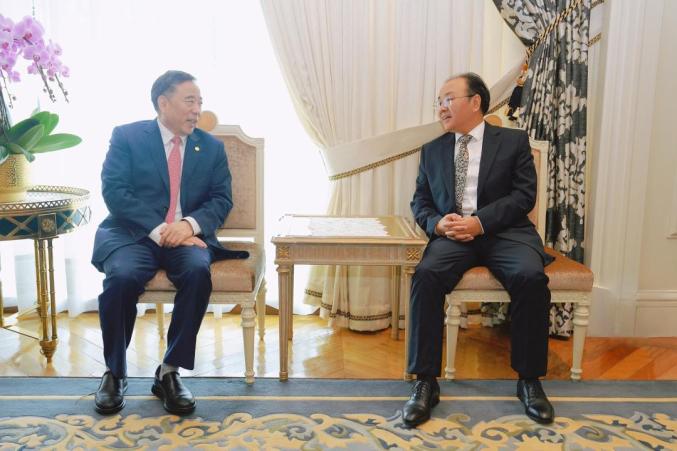 宋海良与中国驻马来西亚大使欧阳玉靖会谈_澎湃号·政务_澎湃新闻-the