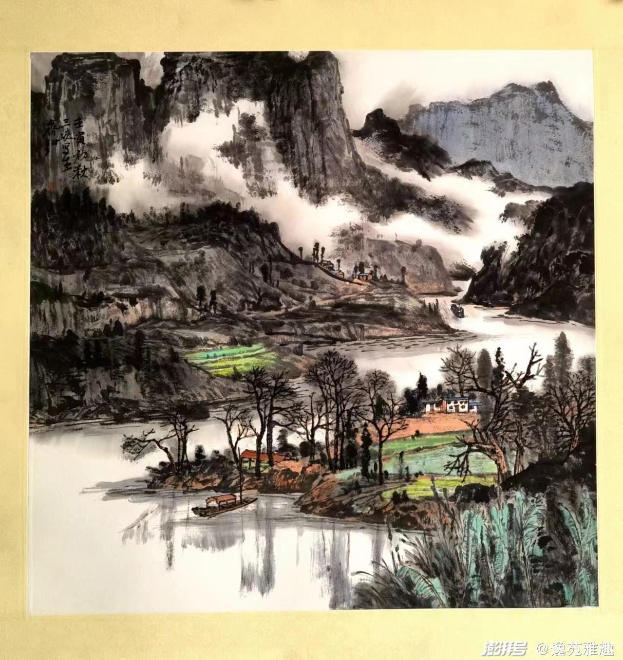 墨色之间,山河无界,齐宏伟山水画作欣赏_澎湃号·湃客_澎湃新闻-the