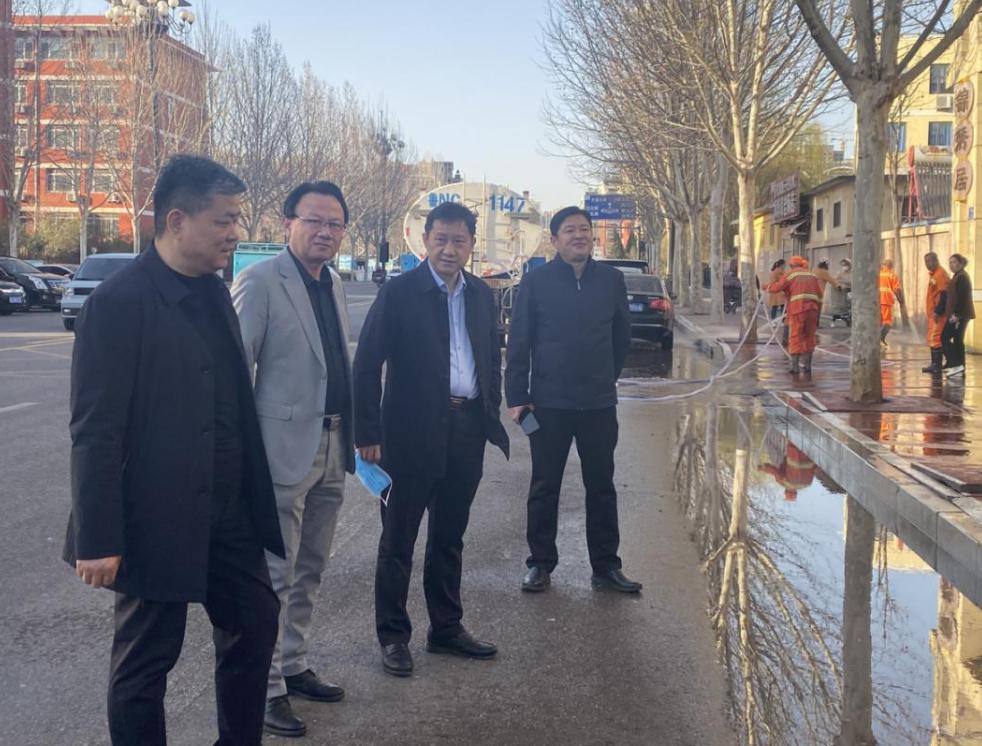 德州:齐河县县委常委,副县长张炎现场调研精细化治尘环境提升攻坚工作