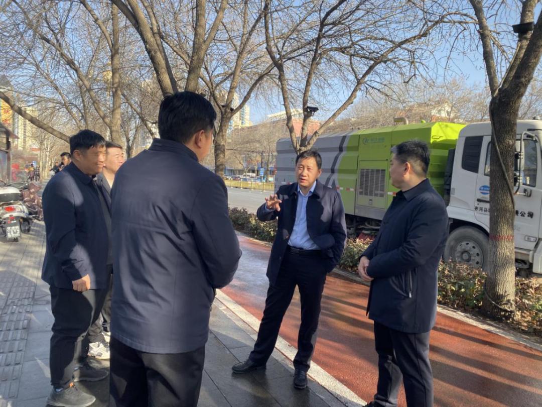 德州:齐河县县委常委,副县长张炎现场调研精细化治尘环境提升攻坚工作