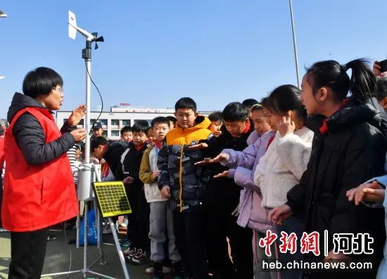 迁安安全教育平台_迁安市教育园区实验小学 气象科普进校园_防灾减灾科普活动 河北迁安