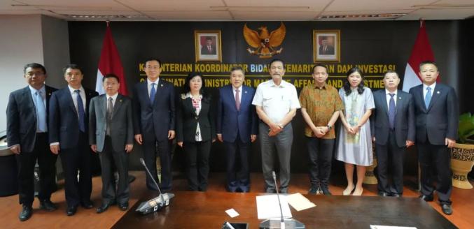 中国能建与印尼海洋与投资统筹部共商合作