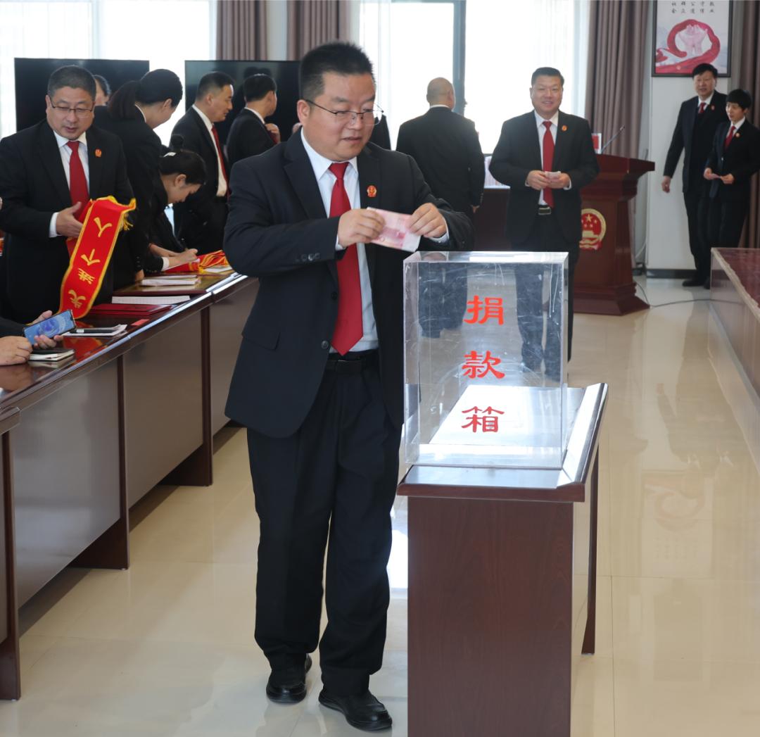 虞城县法院开展"法官爱心基金"捐款活动