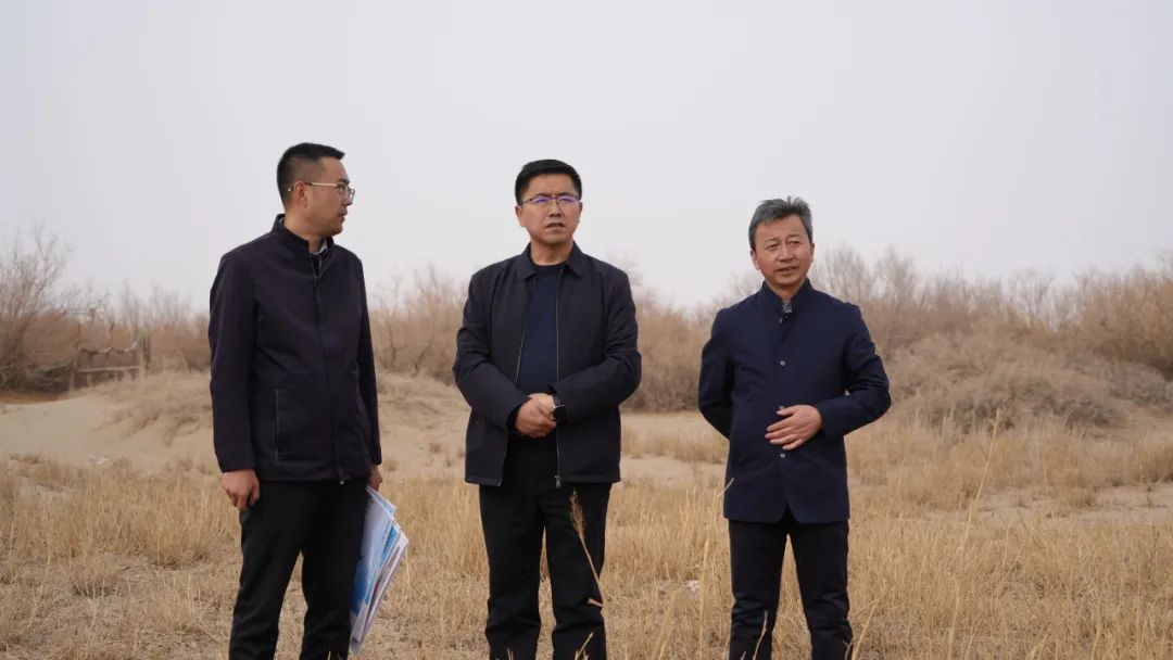 肃南钟向辉在明花乡调研督导现代农业科技示范园项目和