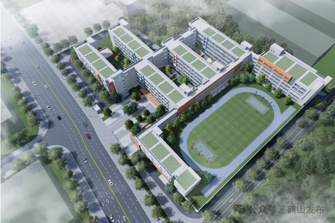 鹤山市源林初心小学效果图(来源:沙坪街道中心小学)2023年9月,关杰初