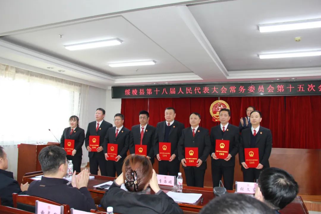 绥棱法院9名新任职干部通过人大任命并宣誓就职_澎湃号·政务_澎湃