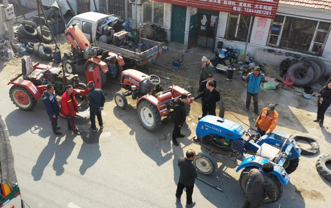 【奋进的春天·备春耕】长岭县新安镇:检修农机储农资 不误农时备春耕