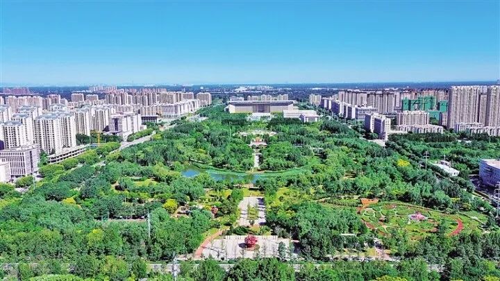 二〇二三年八月二十二日,廊坊市区丹凤公园秋色.