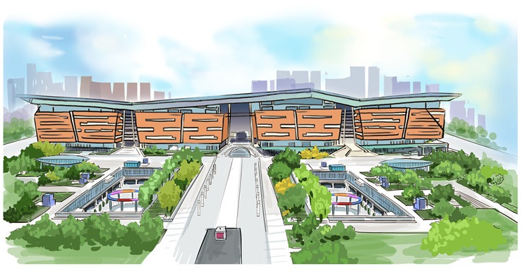 "扬马"手绘视频"哇赛"系列①:市民中心,开启龙年"龙"赛道_澎湃号