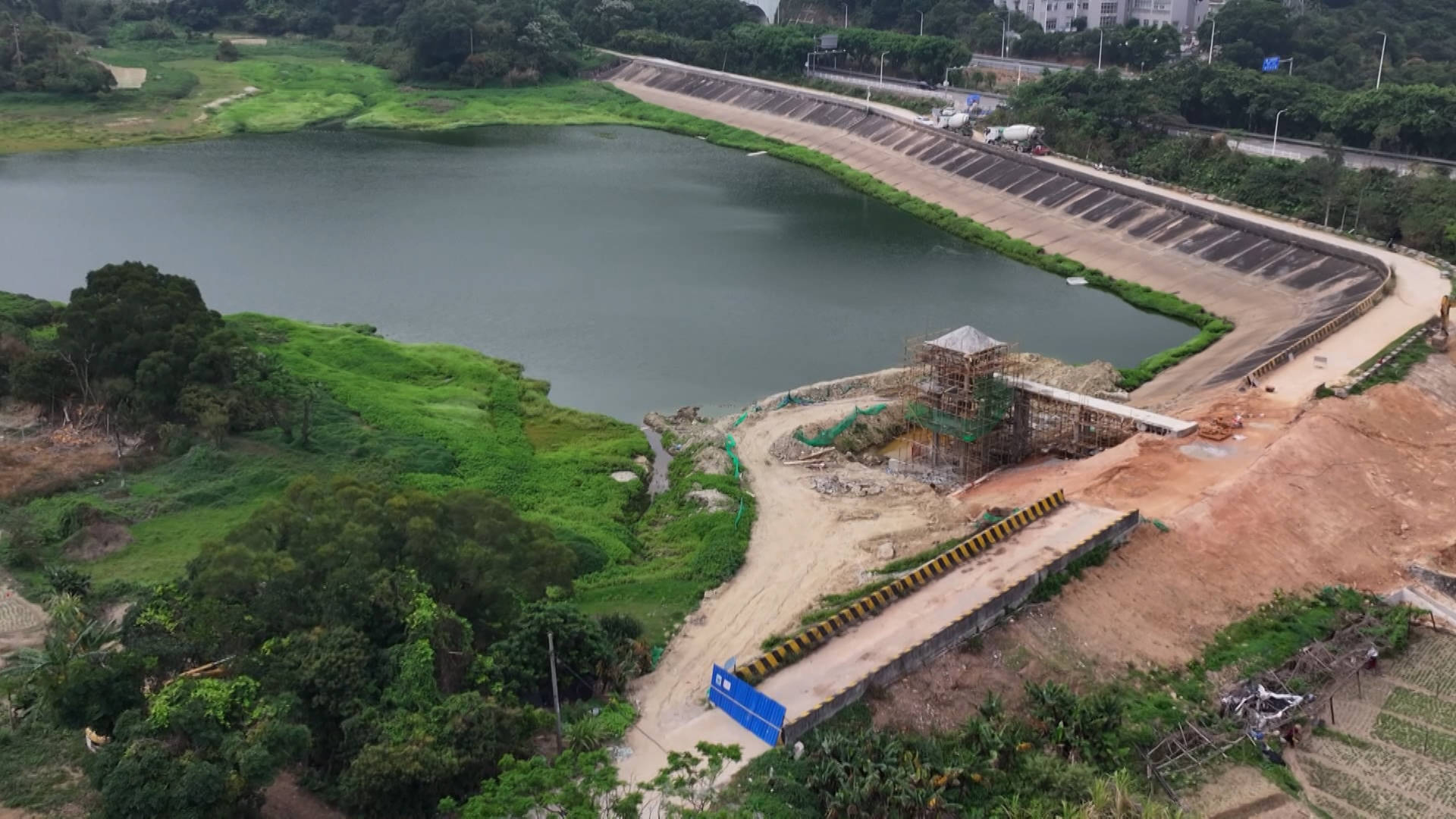 山屋水库除险加固工程本星期完工