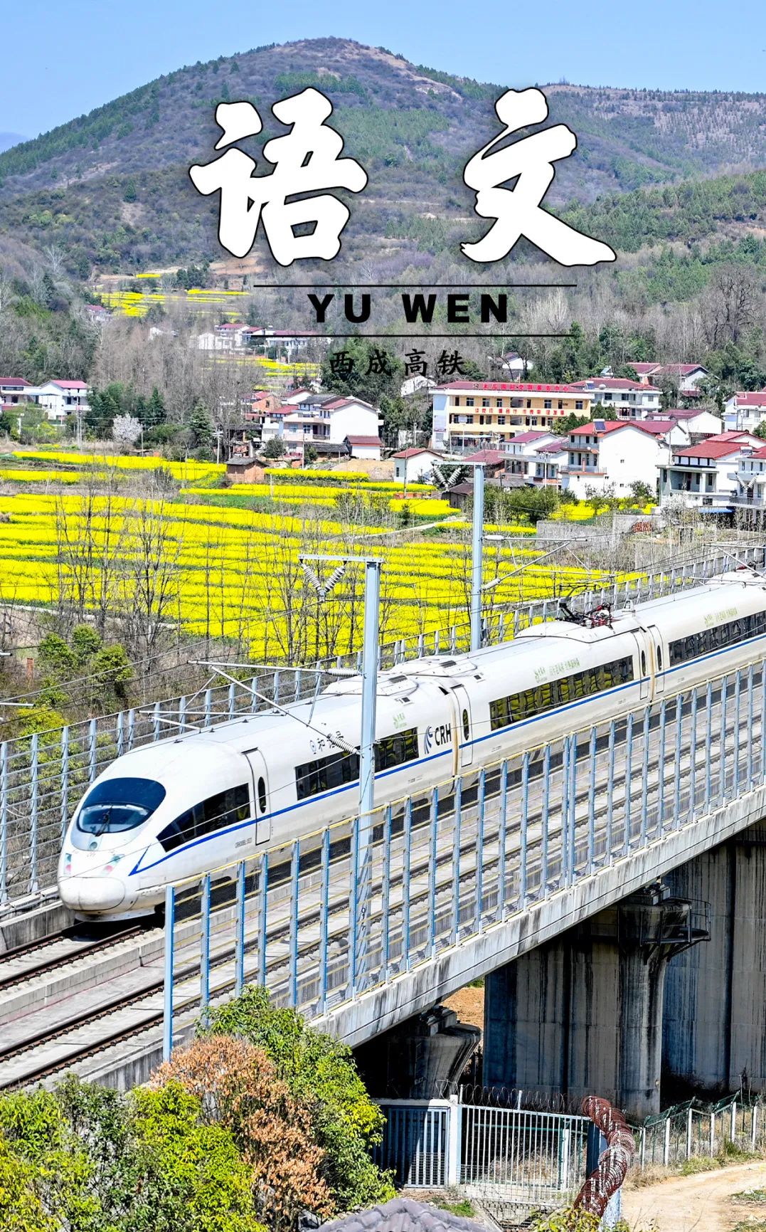 行驶在汉江大桥上 ▲▲动车组列车行驶在南郑新集铁路大桥上 ▲宝鸡