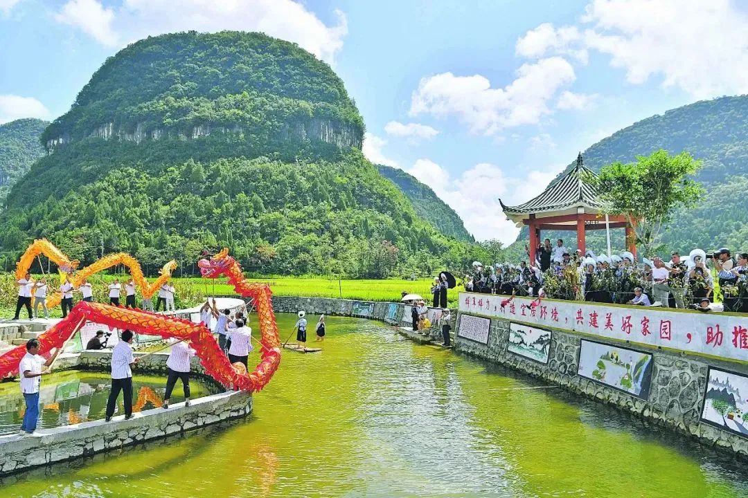 乡游黔中 | 贞丰县岩鱼村:花为媒,好春光,春日追花去_澎湃号·政务