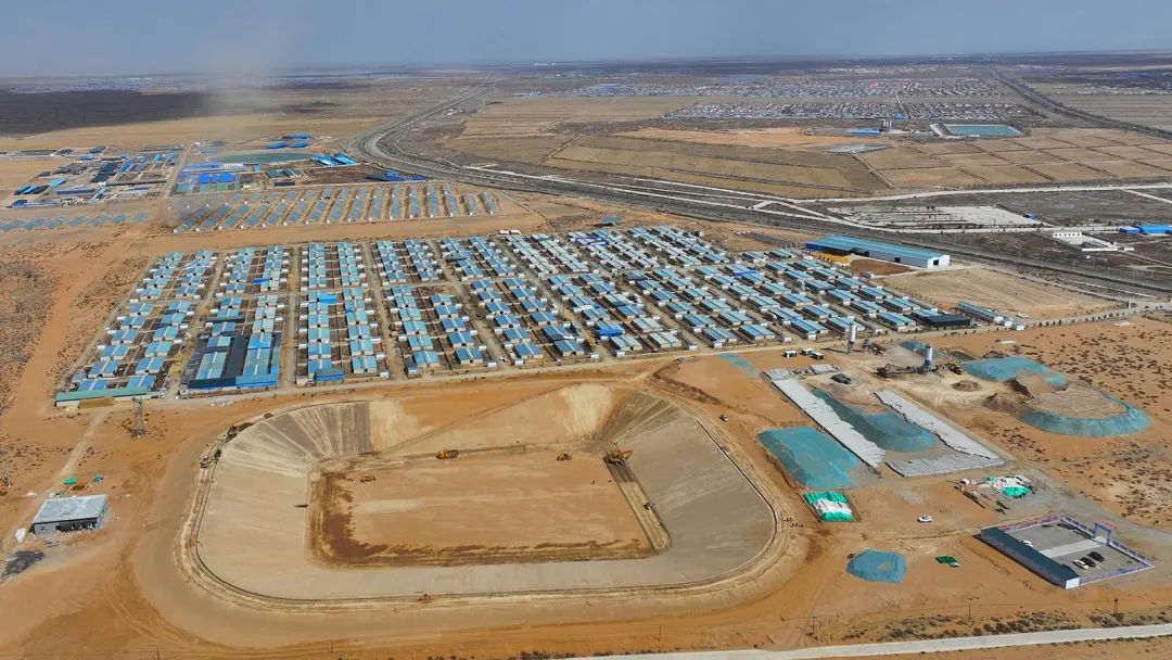 组图古浪县永黄灌区产业发展水源保障暨置换工程建设正酣