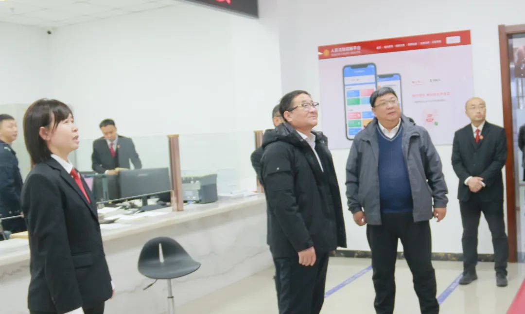 第68期精准指导提质增效通辽中院党组副书记副院长王胜利一行到左中