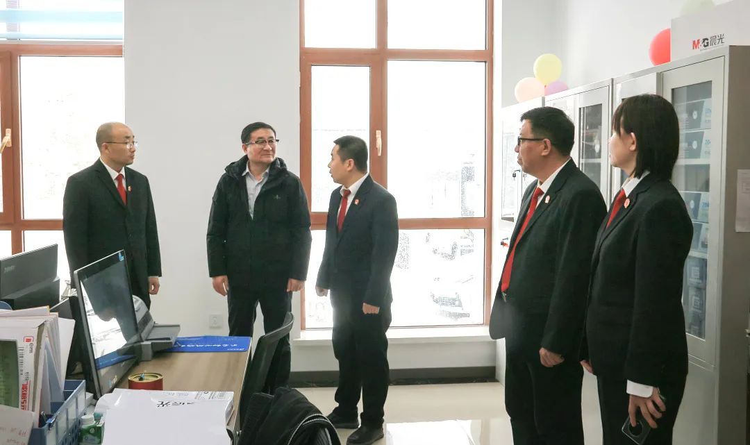 第68期精准指导提质增效通辽中院党组副书记副院长王胜利一行到左中