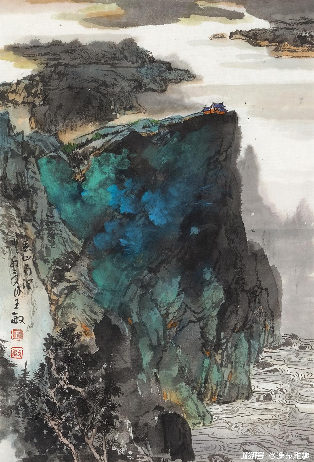 王敏山水画境:墨韵流淌,唯美舒心_澎湃号·湃客_澎湃新闻-The Paper