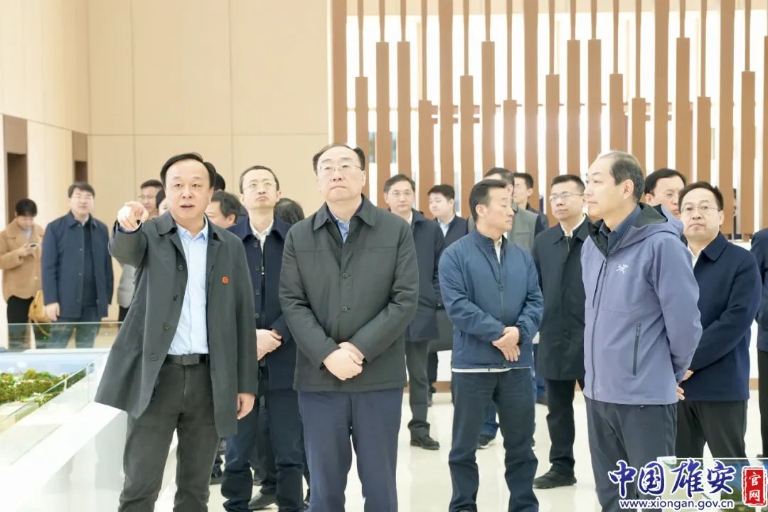 北京市海淀区四套班子主要领导一行到雄安新区调研