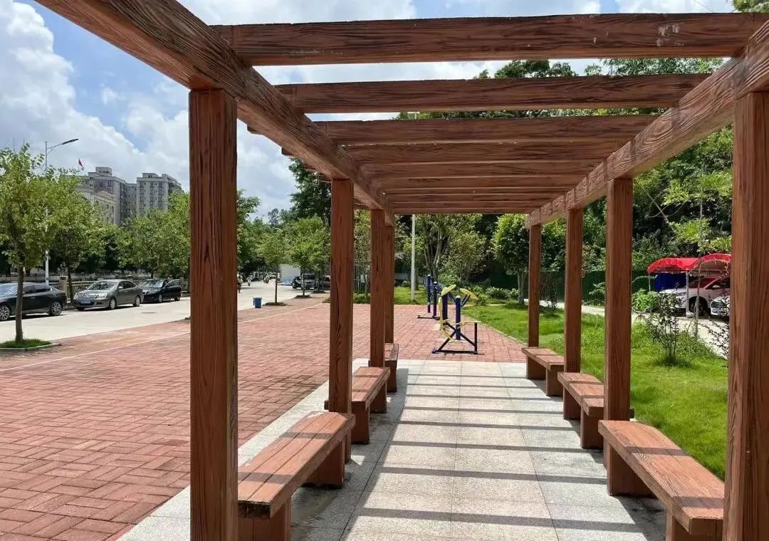 沿河路庙咀村口袋公园▲南兴巷口袋公园"口袋公园"具有小而精,美而