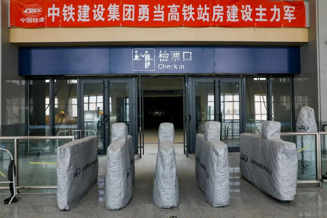 兰张三四线铁路古浪北站建设提速收尾