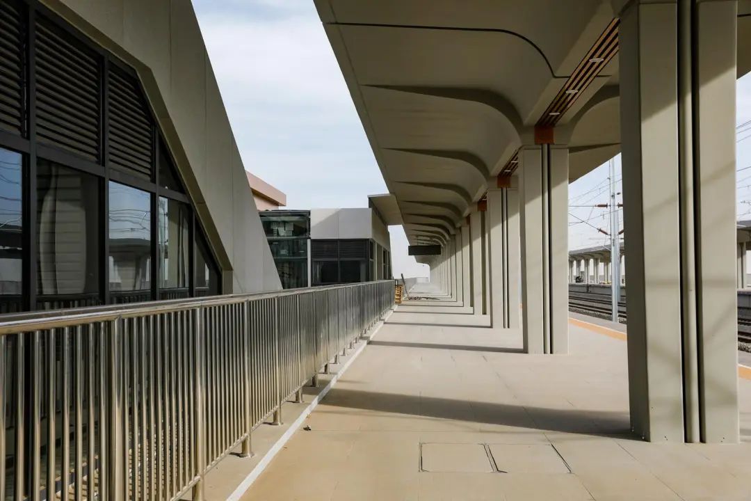 兰张三四线铁路古浪北站建设提速收尾