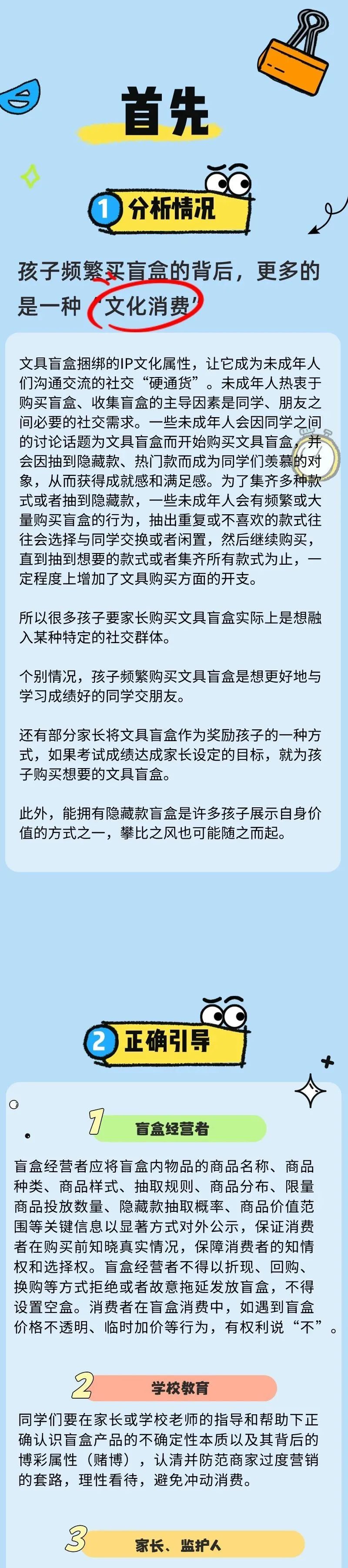 利剑护蕾放学就去开盲盒谨防沉迷文具盲盒不盲买