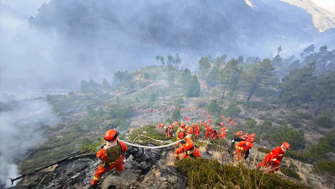 云南省森林消防总队圆满完成跨省增援四川森林火灾扑救任务