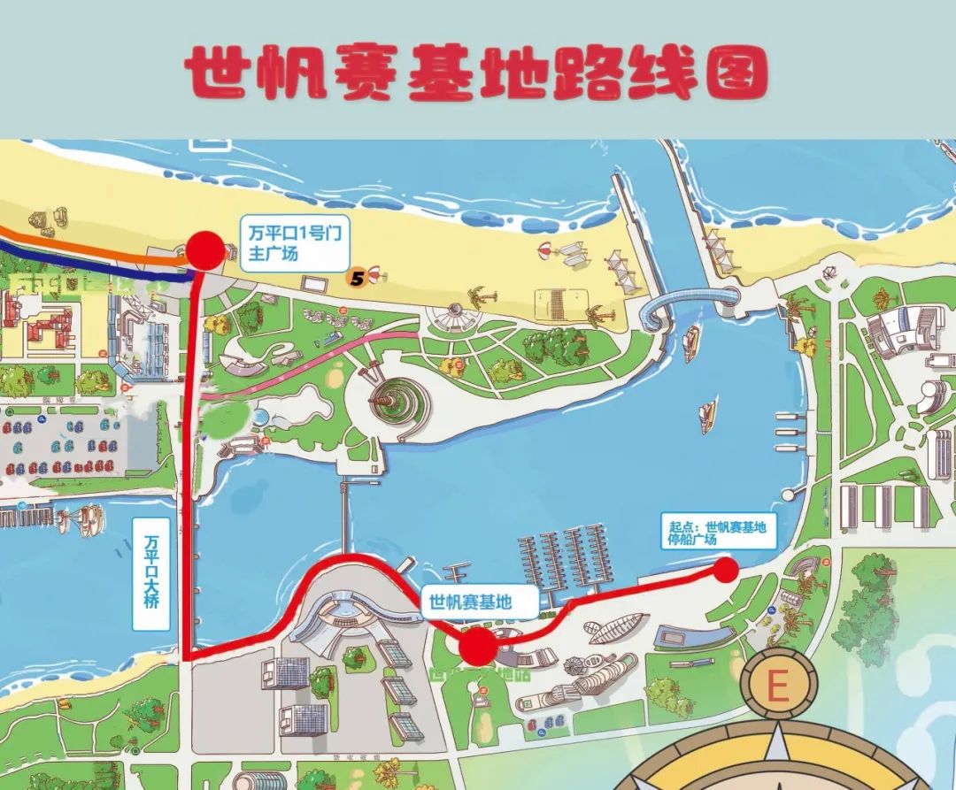 日照阳光海岸骑行路线图片