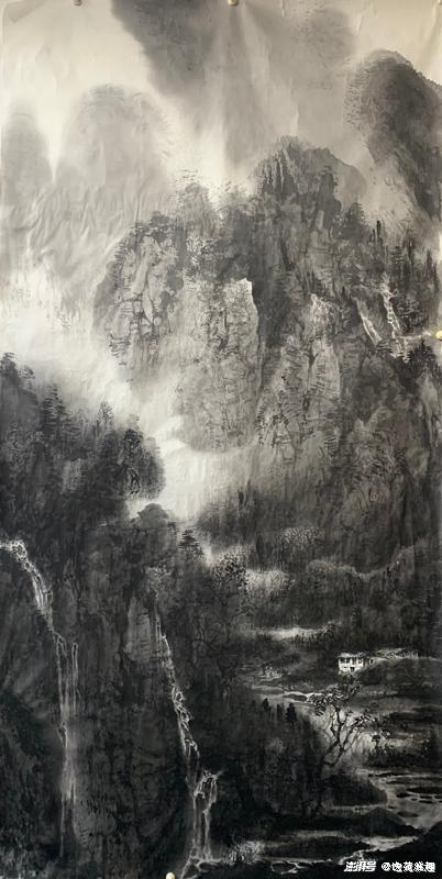 凌云画作,水墨交融诗意浓,禅意仙气醉人心_澎湃号·湃客_澎湃新闻-The Paper