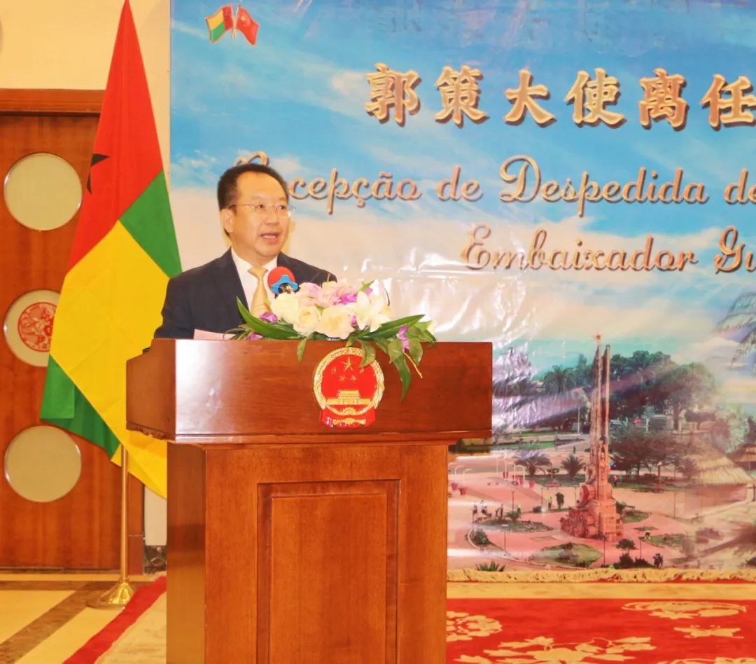 驻几内亚比绍大使举行离任招待会