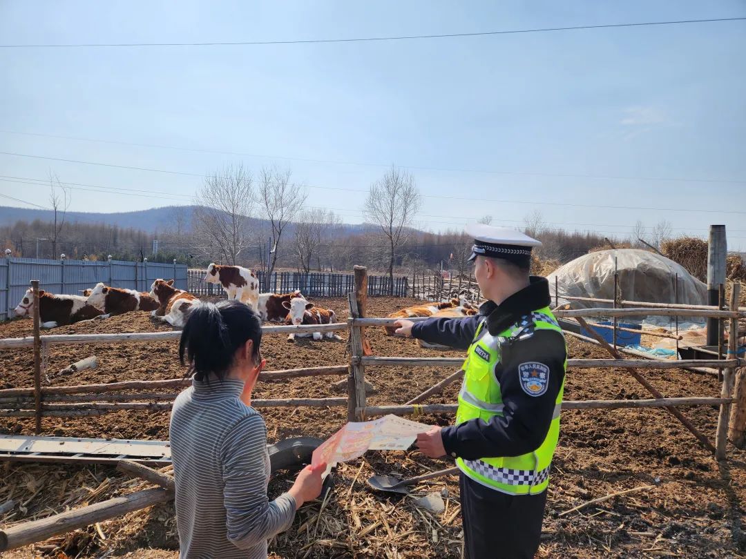 春季行动丨敦化分局开展春季乡村交通安全宣传活动