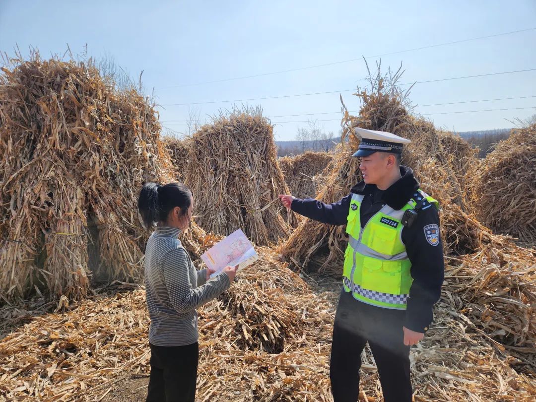 春季行动丨敦化分局开展春季乡村交通安全宣传活动