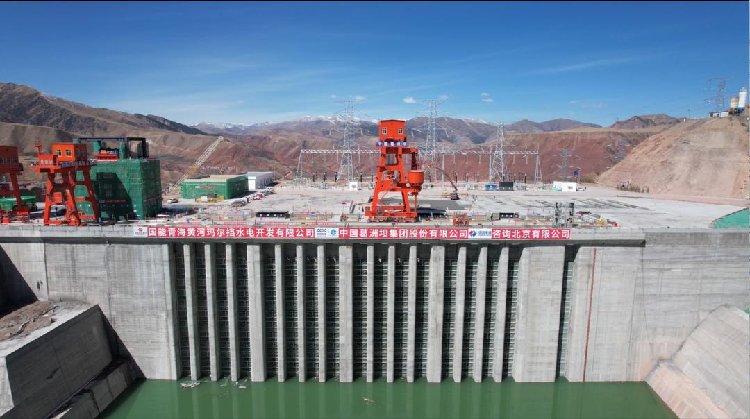 黄河流域在建最大水电站并网发电