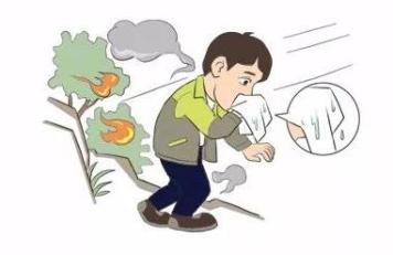2,在森林中遭遇火灾一定要密切注意风向的变化,因为风向决定了大火的