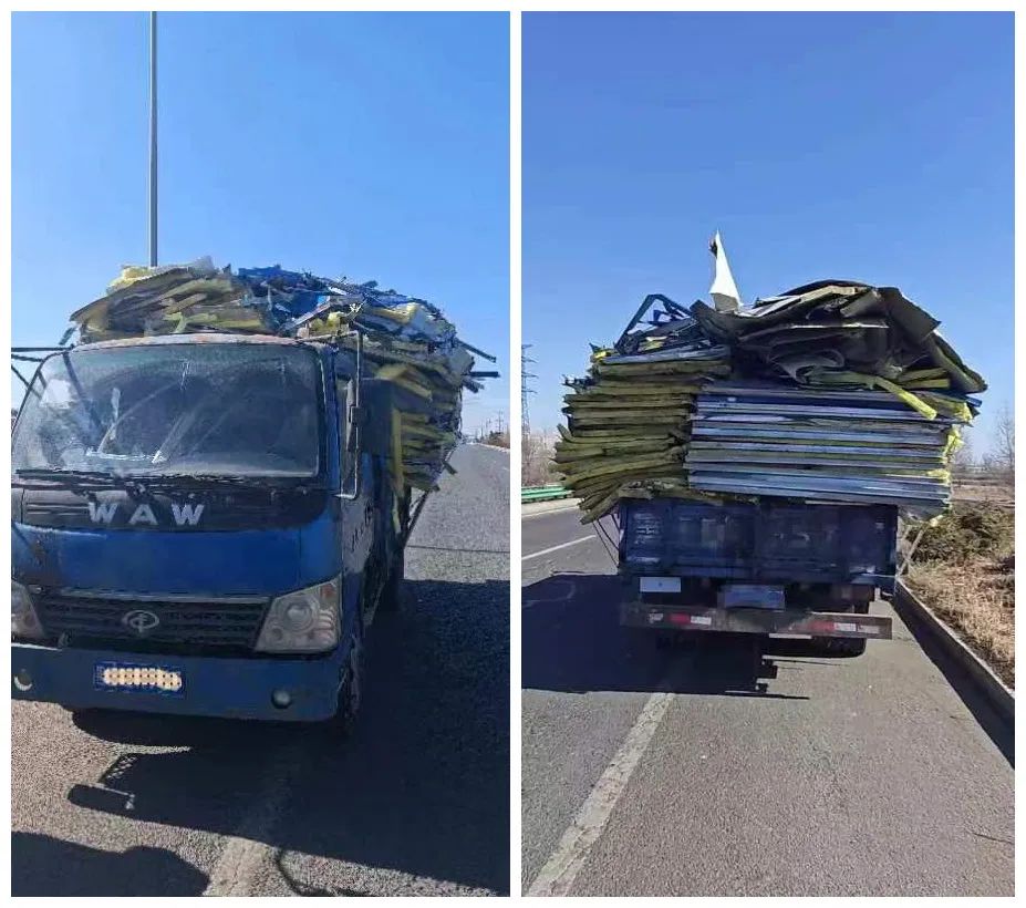 别让货车变"祸车",货车超高超宽被查处!