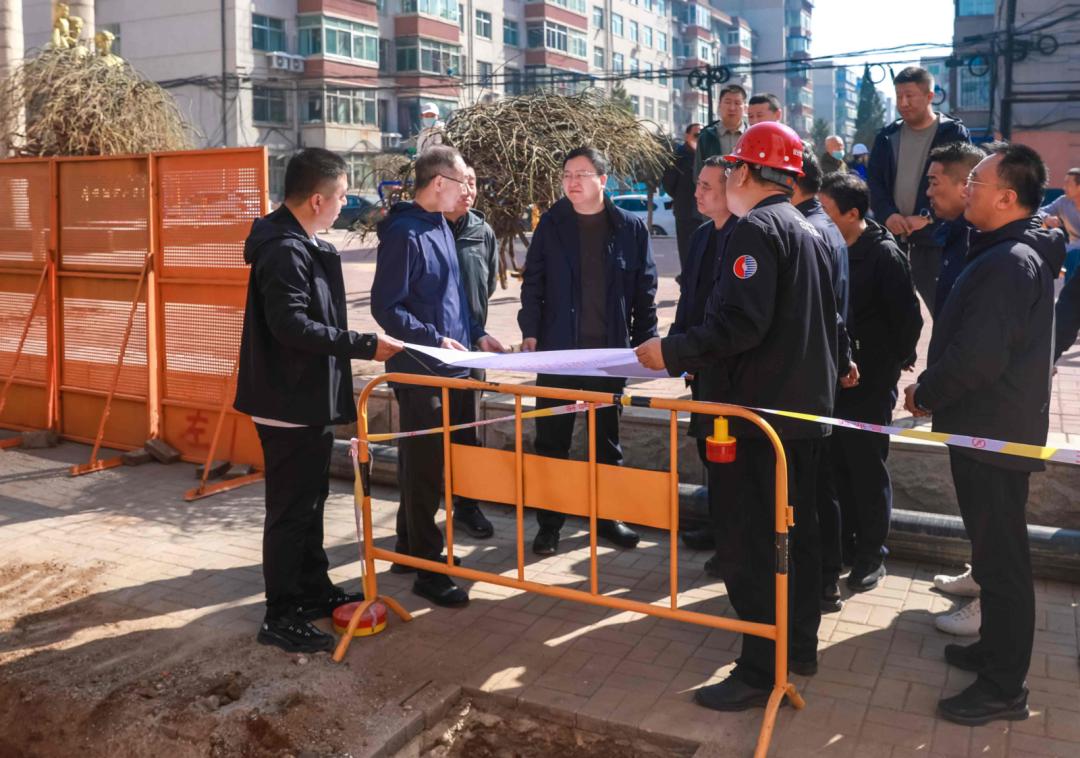 王心宇调研燃气管网改造和环保整改